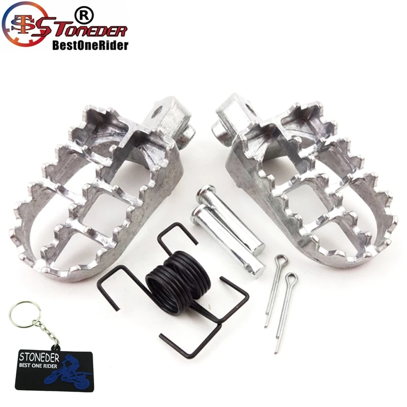 Stoneder Footpegs Foot Pegs Rest For Pit Dirt Motor Bike Motorcycle