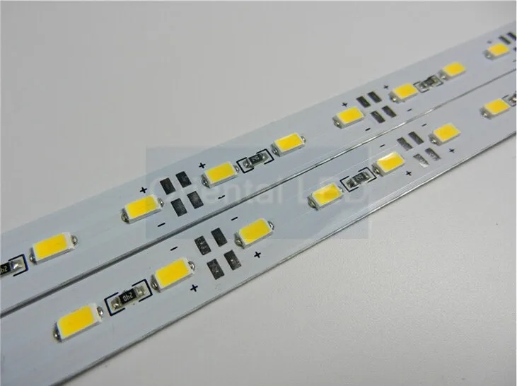 100 м/лот 1 м 72 LED SMD 5630 бар свет DC12V non-водоустойчивая жесткой полоски Алюминий сплав полосы света для Кабинета