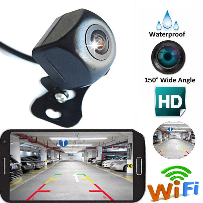 

WIFI Car Rear View Camera Metal body Car Rearview Camera Car Park Monitor Mini Car Parking Reverse Backup Camera