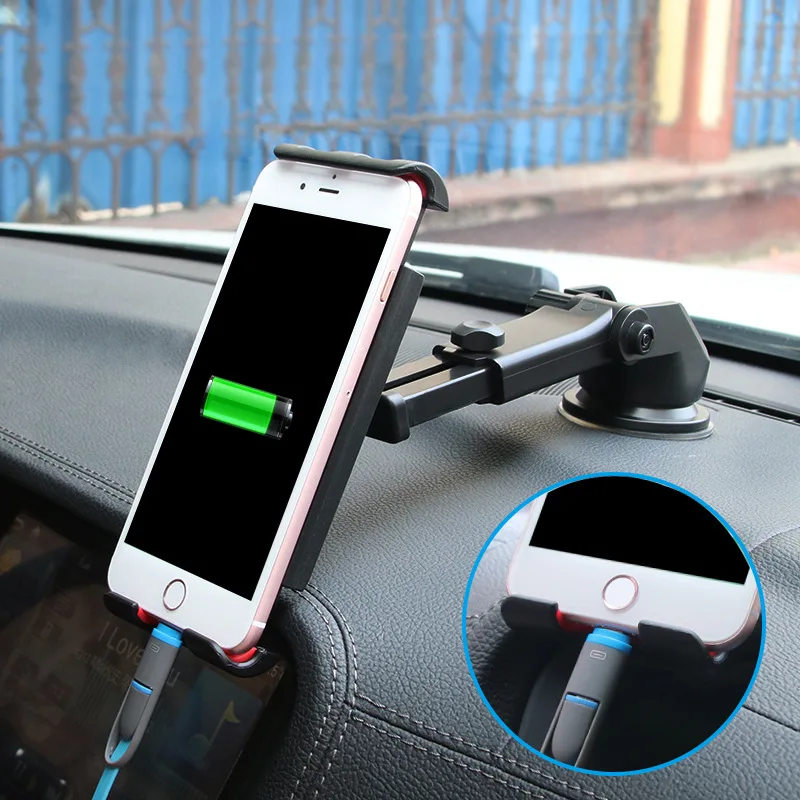  Tablet Phone Stand for IPAD Air Mini 1 2 3 4 Samsung Strong Suction Tablet Car Holder Mount for 4-1
