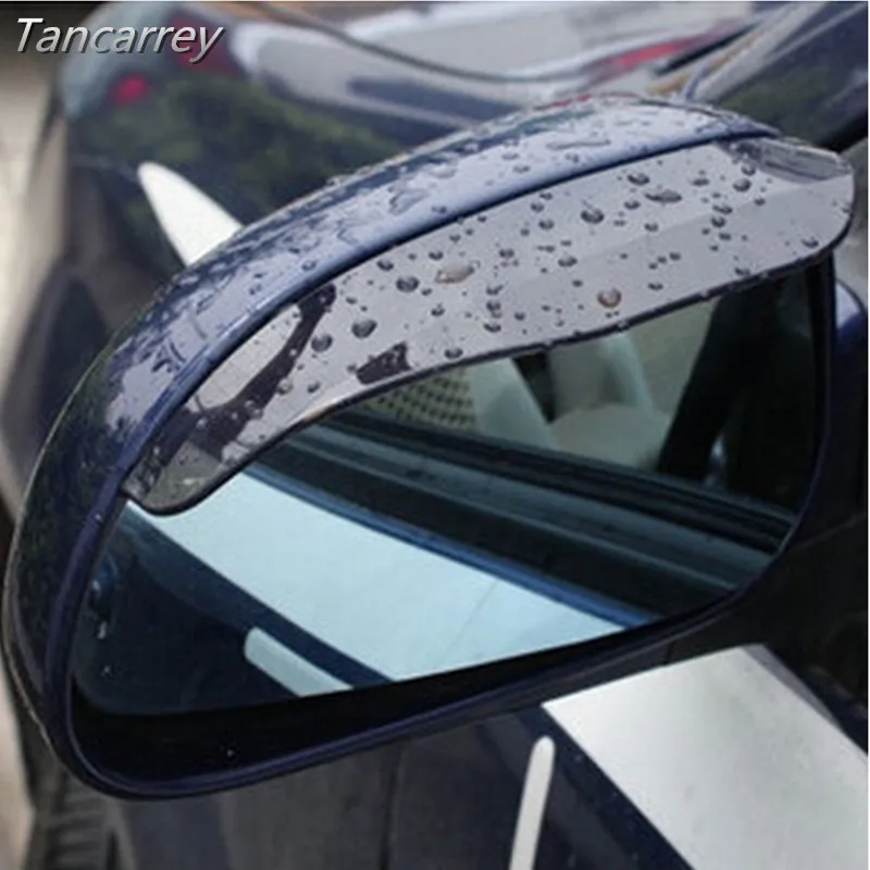 

Car Styling PVC Car Rear View Mirror Sticker Rain Eyebrow for kia rio x-line rav4 h4 prado 150 land cruiser 200 nissan juke