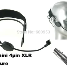 Высокое качество Черный гарнитура глава микрофон для Shure PGX SLX ulx ut.. Беспроводной MIC Системы