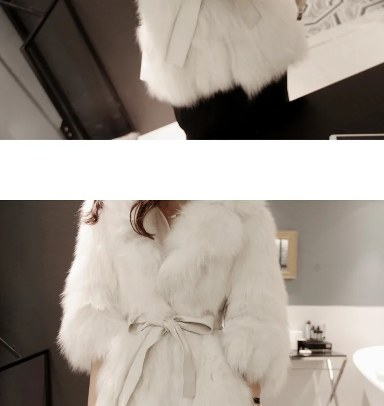 Женские пушистые длинные меховые пальто куртки с поясом Элегантные зимние пояса из искусственного меха Верхняя одежда женское мягкое ворсистое пальто VANGULL