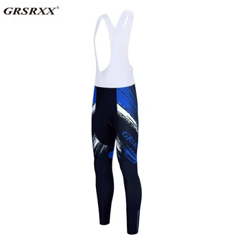 

GRSRXX 2020 Winter Keep Warm Cycling Bib Pants 3D Gel Padded Thermal MTB Pants Bike Tight Comfortable Bicycle Cycling Trousers