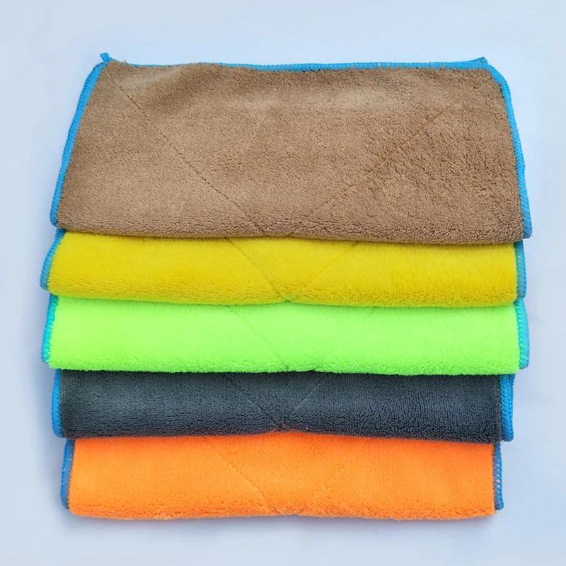 

1 pc Super Absorbency Car Cleaning Soft Cloth Premium Microfiber Auto Towel Ultra Towel Brush Drying The Whole Vehicles 25x25cm