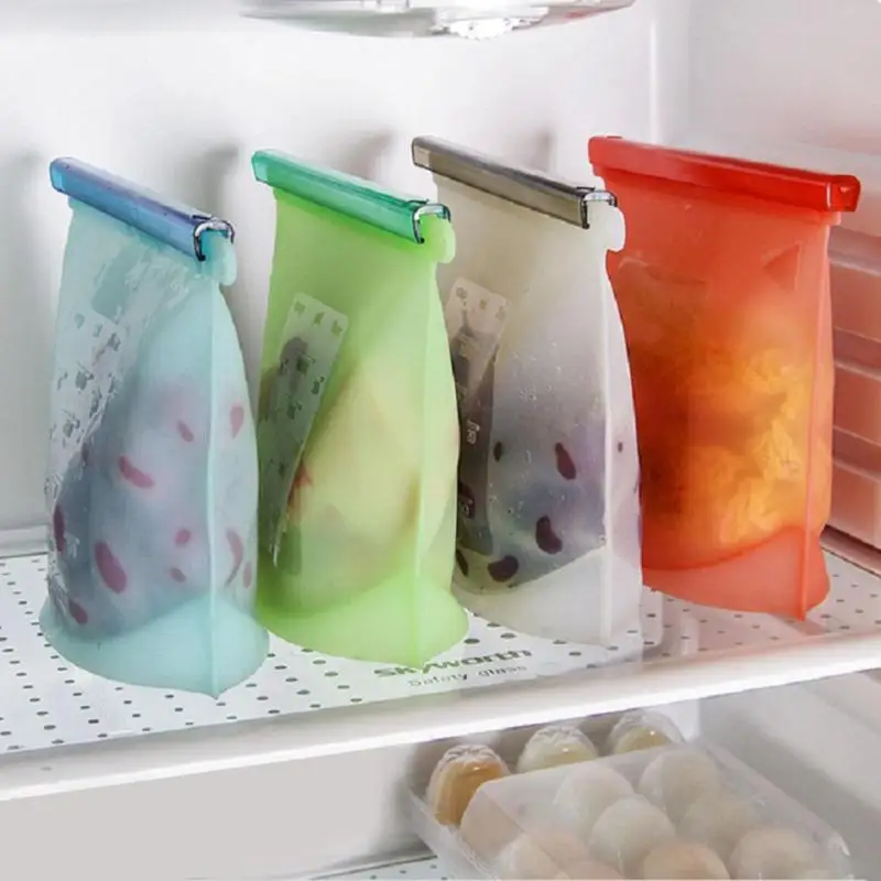 Food-grade-silicone-vacuum-storage-bags-sealed-bag-frozen-soup-thickened-heating-food-pouch-Refrigerator-reusable