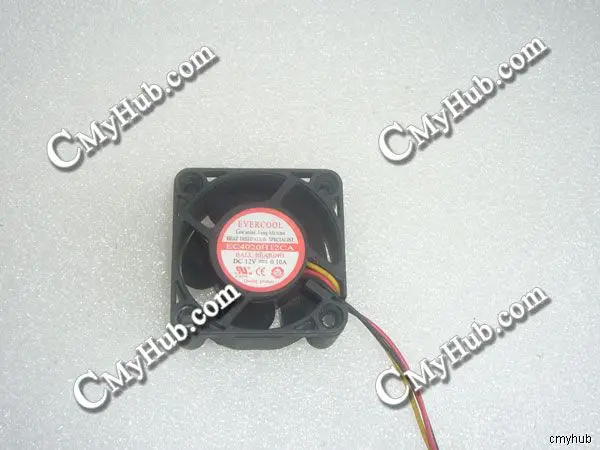 Подлинный вентилятор охлаждения для EVERCOOL EC4020H12CA DC12V 0.10A 3pin 3 провода 4020 40X40X20MM|cooling