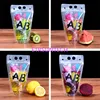 1000pcs/lot 500ml New Design Plastic Drink Packaging Bag Pouch for Beverage Juice Milk Coffee, with Handle and Holes for Straw 5