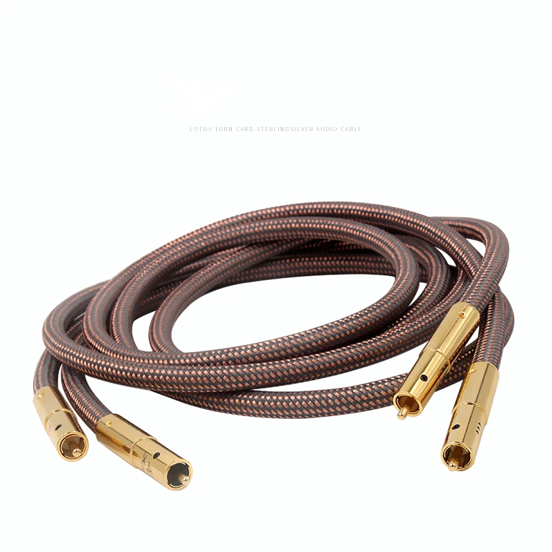 

1 pair Accuphase 40th Anniversary Edition OCC pure copper RCA Interconnect Audio Cable Gold plated plug