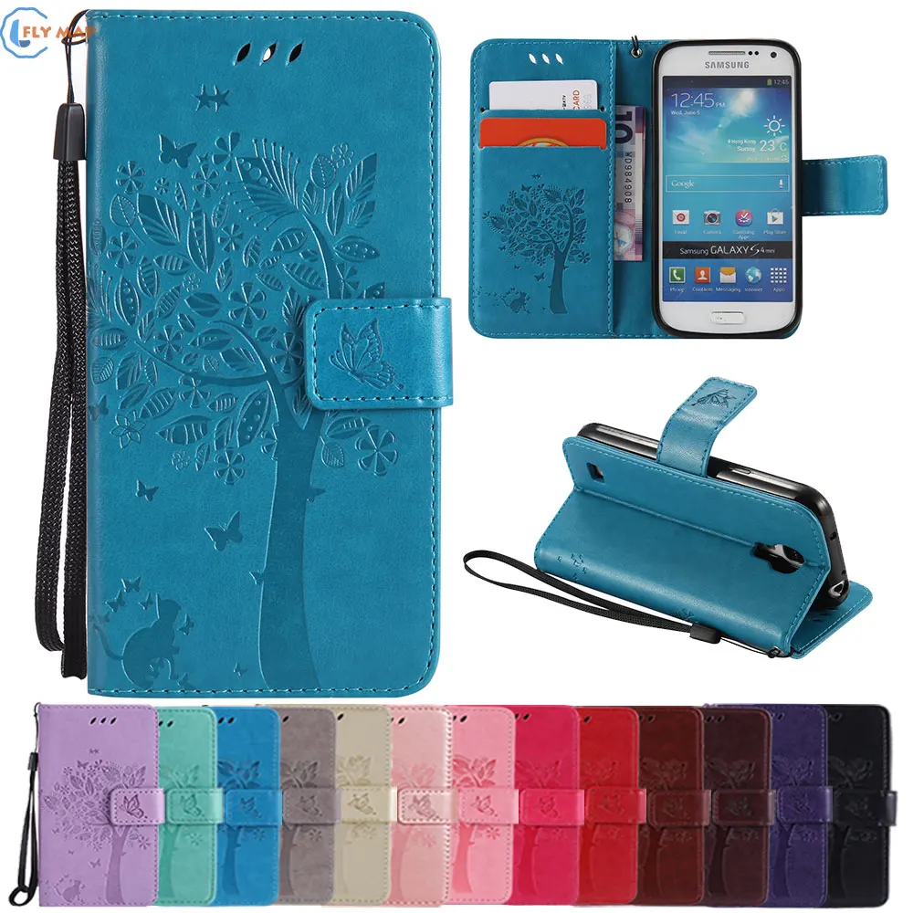 Чехол для Samsung Galaxy S4 S 4 Mini S4mini Duos кожаный чехол книжка телефона i9192 i9195 GT i9190 i9195|for