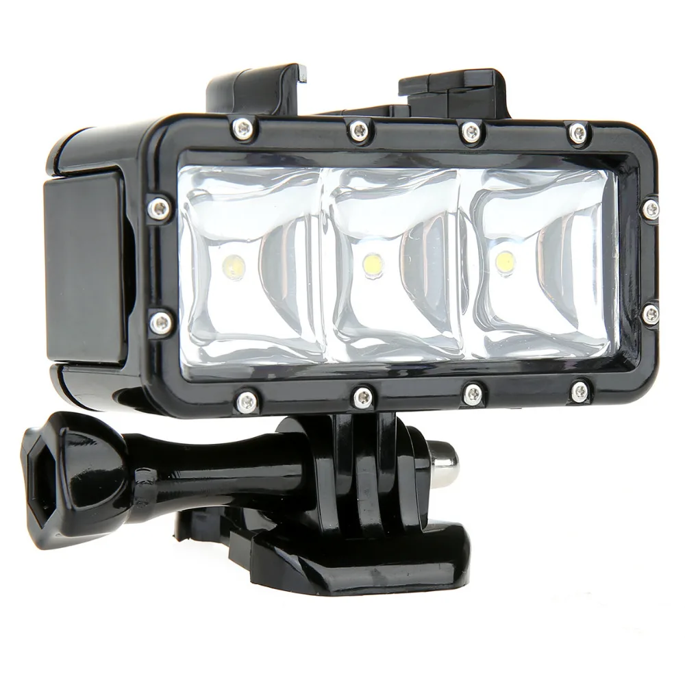 GoPro Diving LED Light Underwater Video Light Lamp+Battery+Buckle Mount