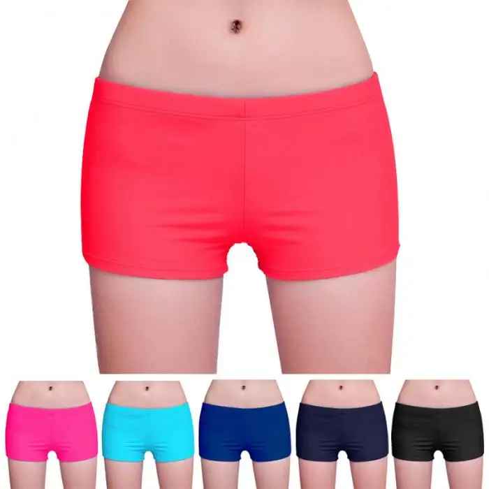 Новые женские шорты для йоги бикини Купальники Нижняя летняя пляжная одежда тренировочные брюки