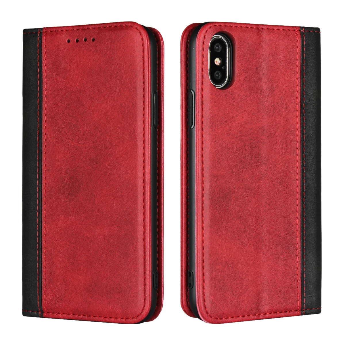 Чехол Кошелек Deekite для iPhone XS с цветной откидной крышкой и отделением карт