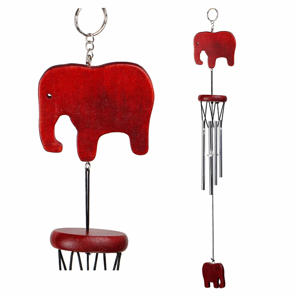 Buy H&D Hanging Elephant Wind Chimes Carillon Outdoor