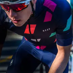 2016 2017 Maap team pro MAJ серии Майки для велоспорта мужские летние с коротким рукавом Яркие цвета коллекция MTB RBX велосипедная одежда