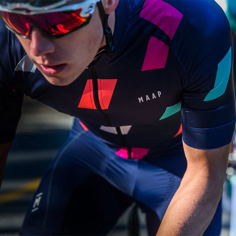

2016 2017 Maap team pro MAJ series Cycling jerseys men Summer short sleeve Bright color collection MTB RBX cycle wear