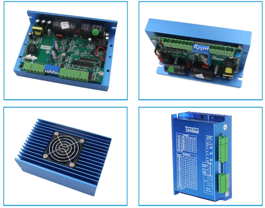 JMC 2DM860H Драйвер шагового двигателя двухфазный 24-110VDC/18-80VAC ток 8.4A CNC Комплект для гравировального станка