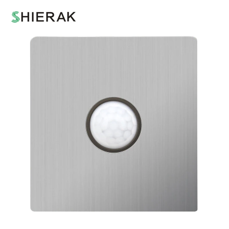 

SHIERAK Light Control Delay Switch MP-050 Brushed Stainless Steel Panel Hotel Infrared Human Body Sensor Switch