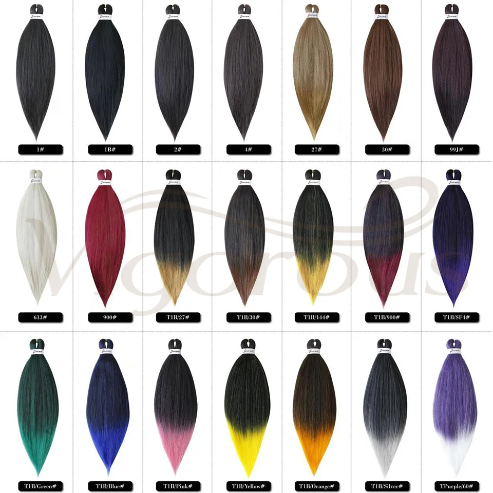 Vigorous Crochet Hair Extension Easy Jumbo Braids Hair Two Tone Colors Synthetic Crochet Braidingd Hair Braid Hair