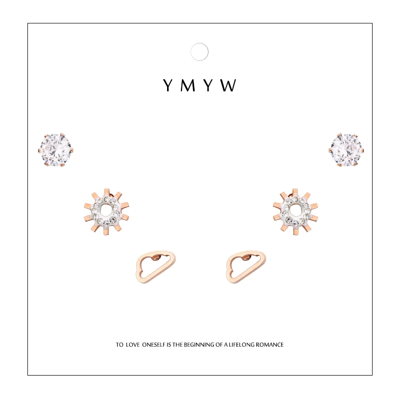 YMYW 3 пар/уп. 2019 модные погодные солнечные облака нержавеющая сталь