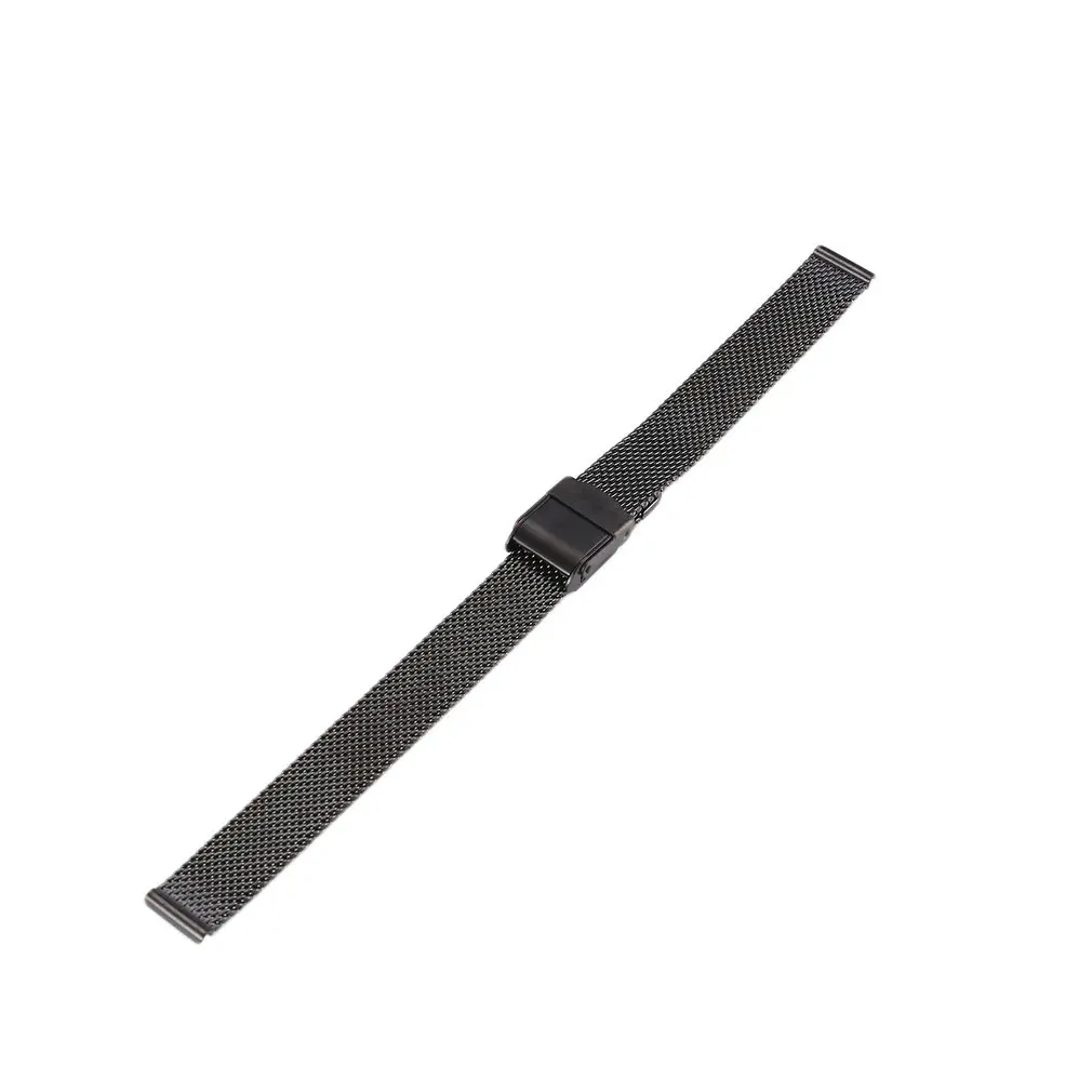 

Fashion Steel Mesh Watch Band Replacement Strap Stainless Steel 12mm 14mm 16mm 18mm 20mm 22mm Metal Bracelet Double Clasp