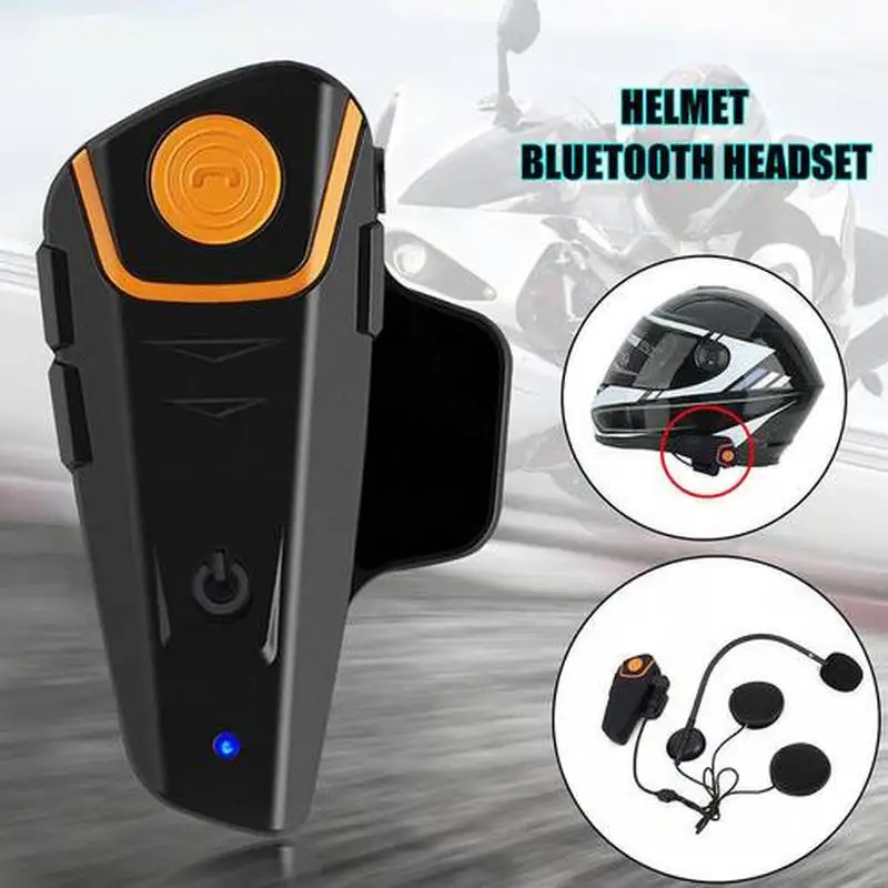 Bluetooth гарнитура для мотоциклетного шлема BTS2 1000 м|Наушники шлемов| |