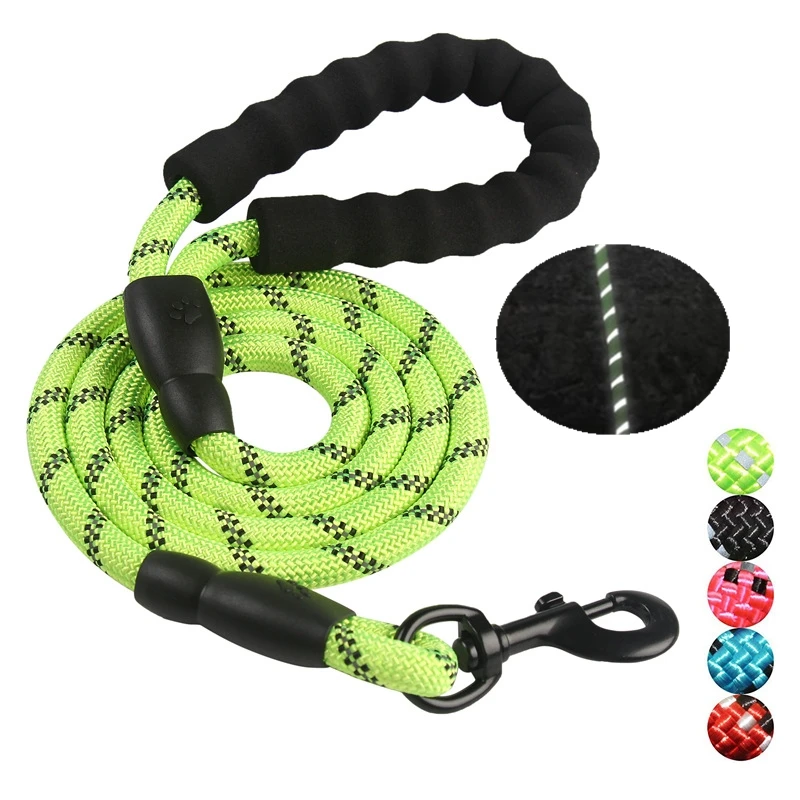 

Reflective Large Dog Leash Nylon Rope Pet Training Leashes Long Lead Dog Safety Mountain Climbing Rope For Medium Large Big Dog4