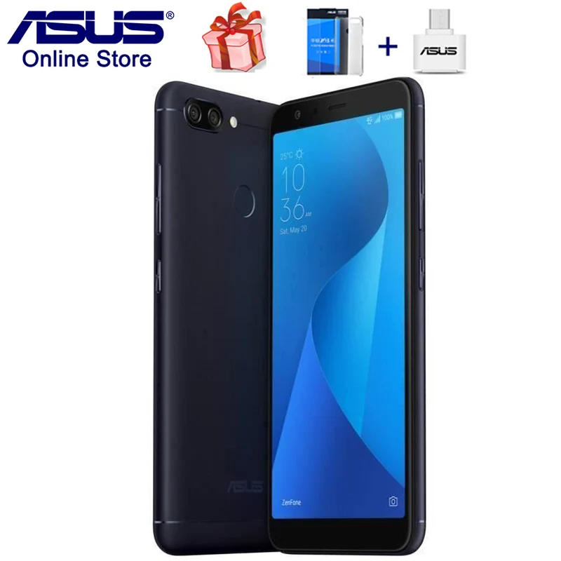 Asus ZenFone Max плюс M1 ZB570TL 4G смартфонов, 4 GB 32 GB Peg asus 4S ZenUI 4,0 5,7 дюйма HD 18:9 полный Экран Android мобильного телефона