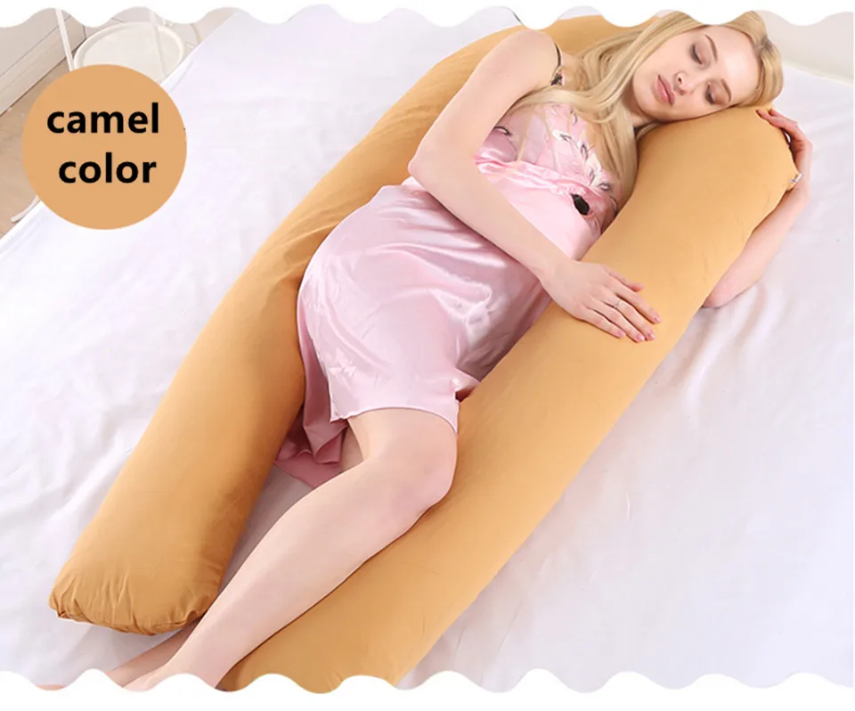 U Shape Pillow Pregnancy Full Body Pillow 100% Cotton Comfortable and Soft Pregnancy Pillow Bedding (9)