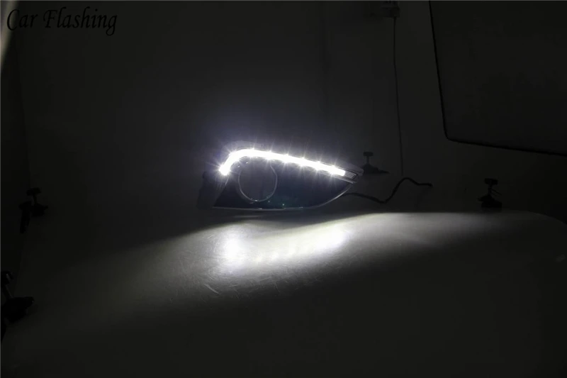 Автомобильная проблесковая автомобильный светильник 12V светодиодный DRL