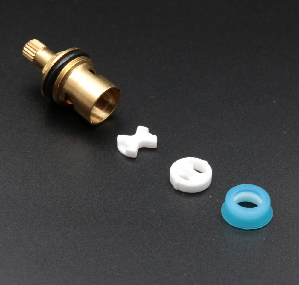 Faucet Cartridge 5pcs Brass Ceramic Cartridge Faucet Valve Core Home Kitchen Faucet Tap Fittings