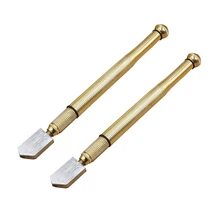 Профессиональная металлическая ручка из стального стекла со стразами самосмазывающая подача масла заостренный стеклянный резак для резки ремесло остекление инструмент