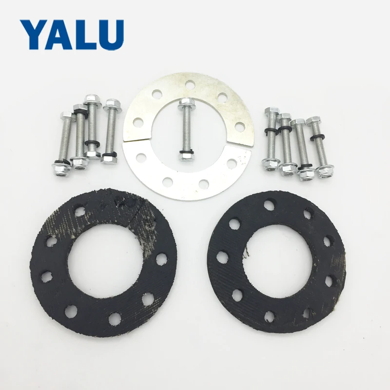 Discount 24V 36V 250W Left Engine Motor Kit Electric Bike Conversion Kit with 12T freewheel MY1016Z Unitemotor Rubber Plate Clamp Pads 2