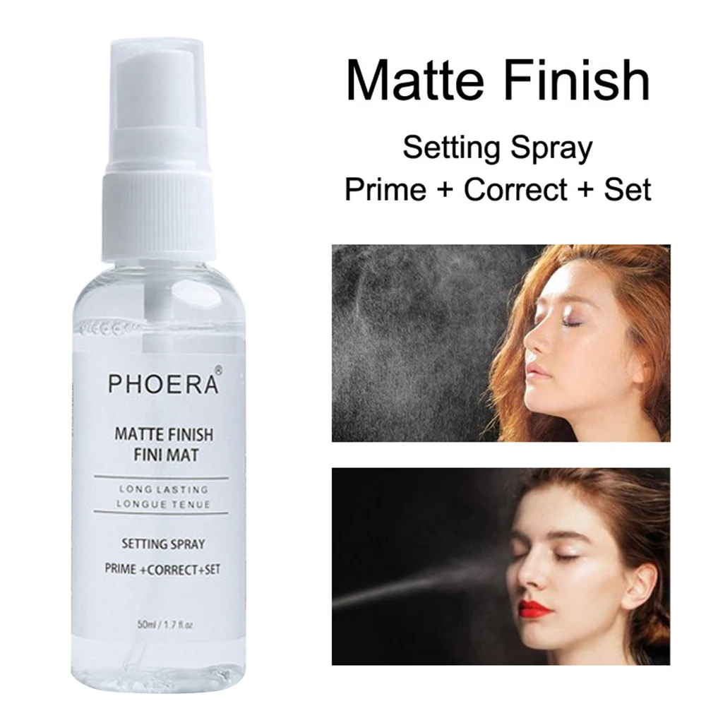 

50ML Makeup Setting Spray Matte Finish Bottle Setting Spray Oil-control Natural Long Lasting Make Up Fix Foundation Spray