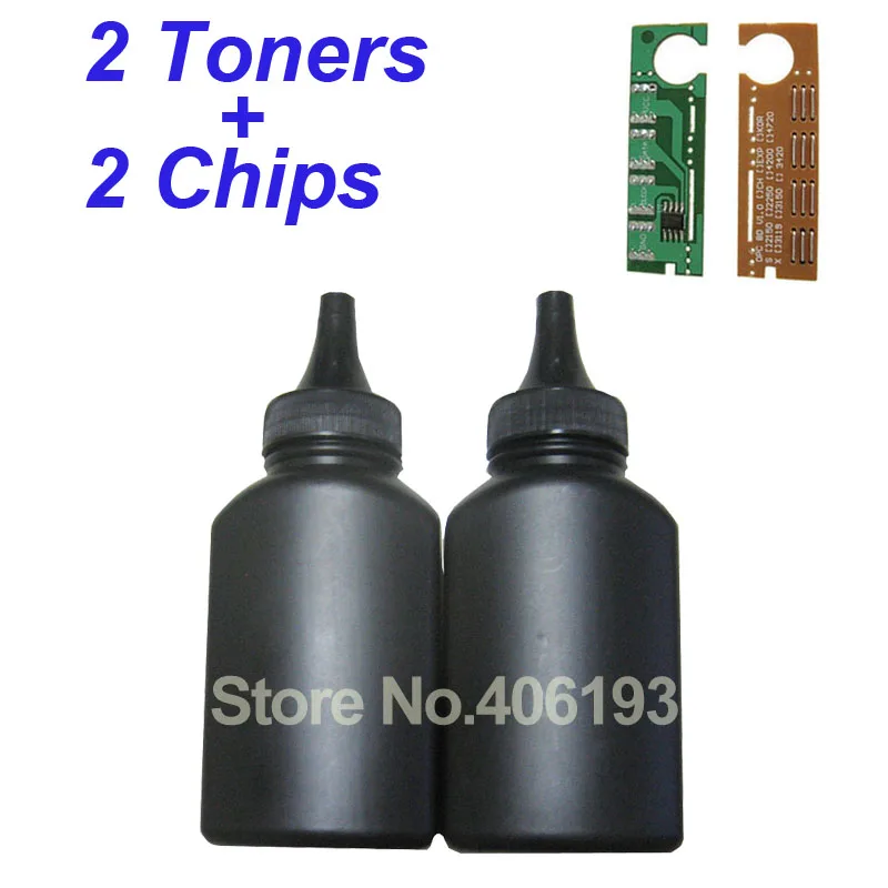 

2 Toners + 2 Chips SCX-D4200A for Samsung SCX-4200 SCX-4210 SCX4200 SCX4210 SCX 4200 SCX 4210 toner refill powder