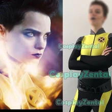 Negasonic Подростковая боеголовка Дэдпул косплей костюм на Хэллоуин Zentai костюм для женщин и девочек