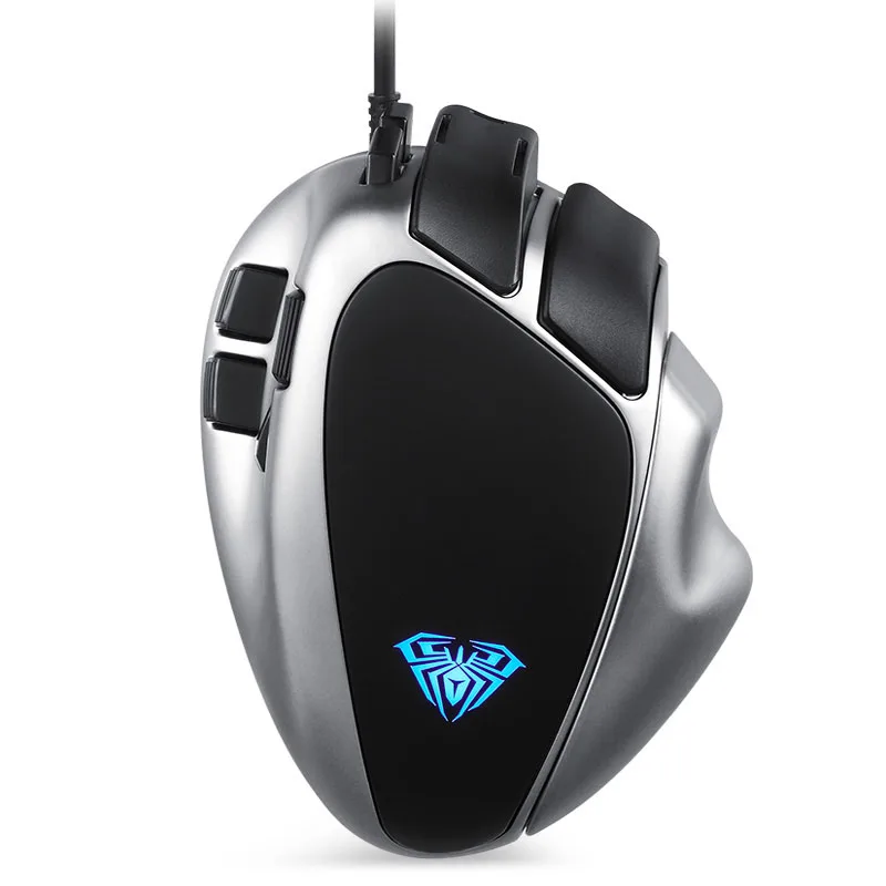 

Professional Mouse for Computer Macro Gaming Mouse Backlit Ergonomics Design USB Wired 4000DPI 7 Colors Led PC Mouse Gamer