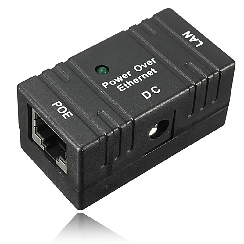 10/100 Mbp пассивное питание через Ethernet DC мощность через Ethernet RJ-45 сплиттер адаптер для настенного крепления для ip-камеры LAN сети 1 шт