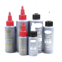 1 Bottle 1/2/4oz Hair Bonding Glue Super Bonding Liquid Glue for Weaving Weft Wig Hair Extensions Professional Salon Hair Tools