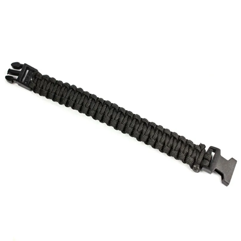 Survival Ubrella Rope Bracelet Paracord Bracelet 550 rope Survival Smooth Buckle Tent Tight braided 21cm8.25 survival tool #2O (3)