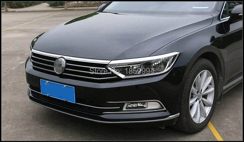 Для 2018 2019 2020 VW Passat B8 седан/Alltrack/вариант Передняя капота гриль для губ молдинг