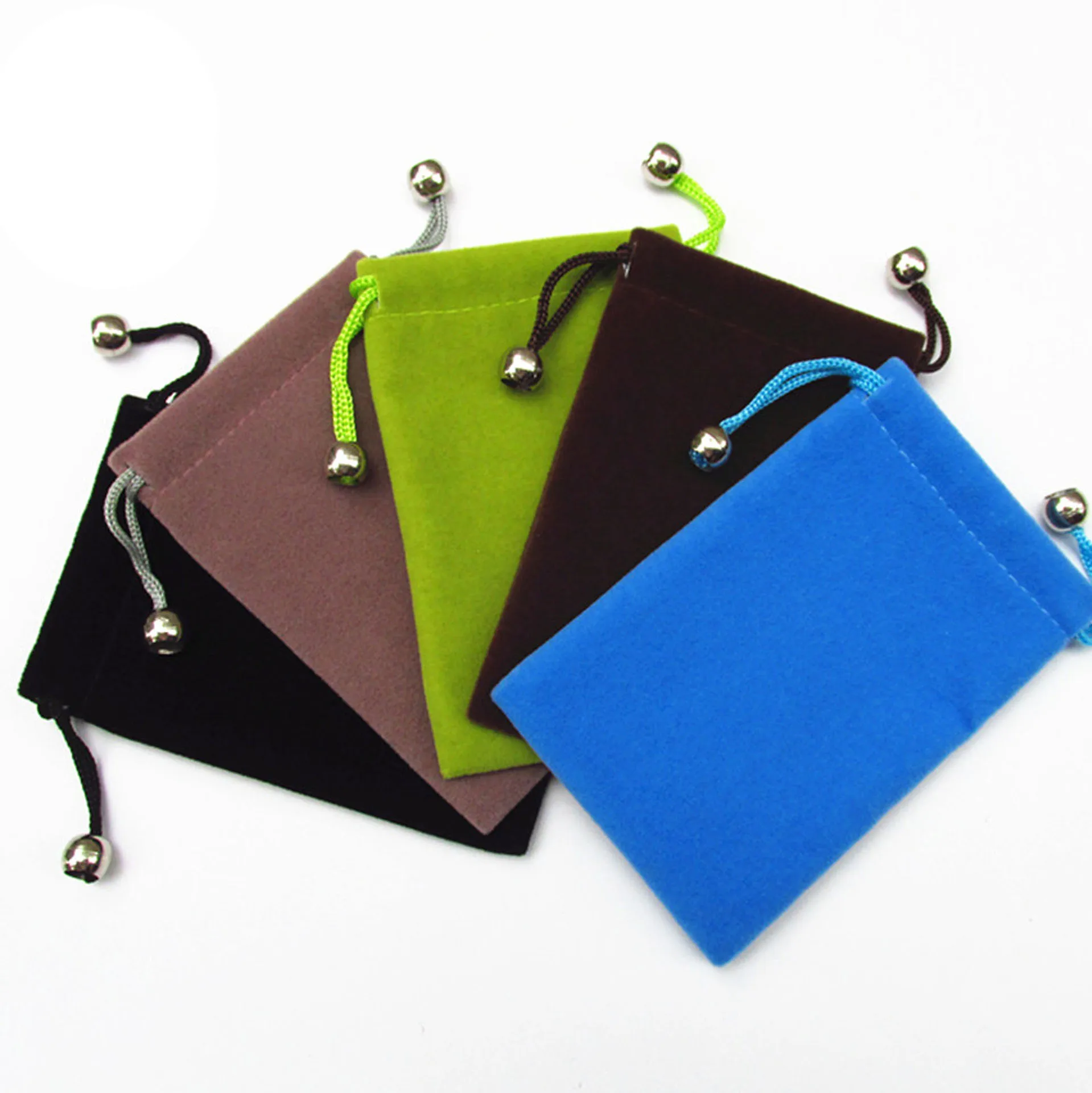 

jewelry pouches jewelries organizer storage bag flannel velvet bag packaging bags