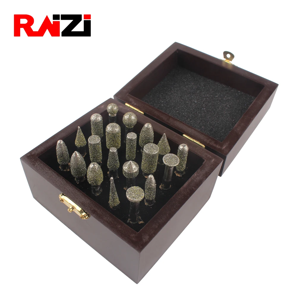 Raizi Electroplated Diamond Burs Granite Router Bit for Marble Metal Cutting