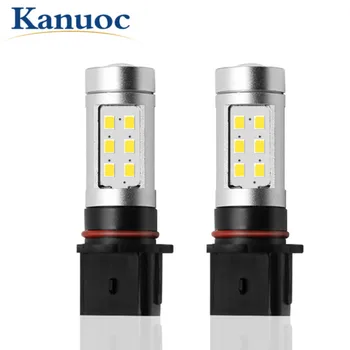 

2Pcs P13W LED 21SMD 2835 SH24W PSX15W LED DRL Bulb for Mazda CX-5 Daytime Running Lights Auto Lamp 6000K White Car Fog Light