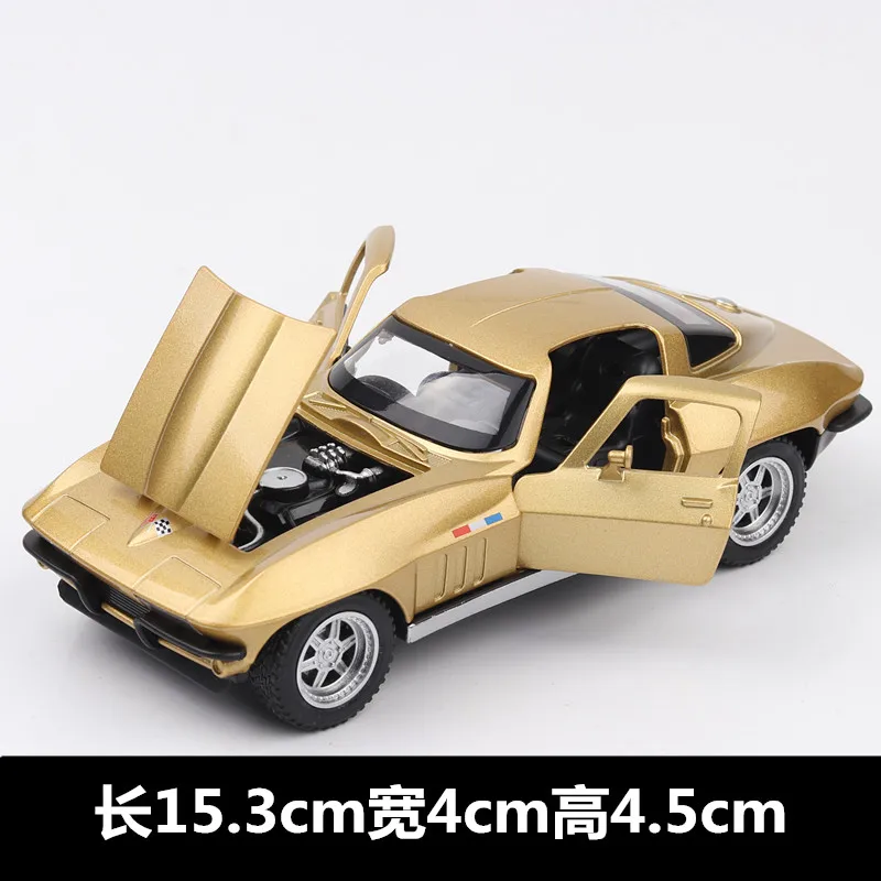 1:32 игрушечный автомобиль Corvette гоночная металлическая игрушечная литая машинка Литые и игрушечные транспортные средства модель автомобиля Миниатюрная модель автомобиля игрушки для детей