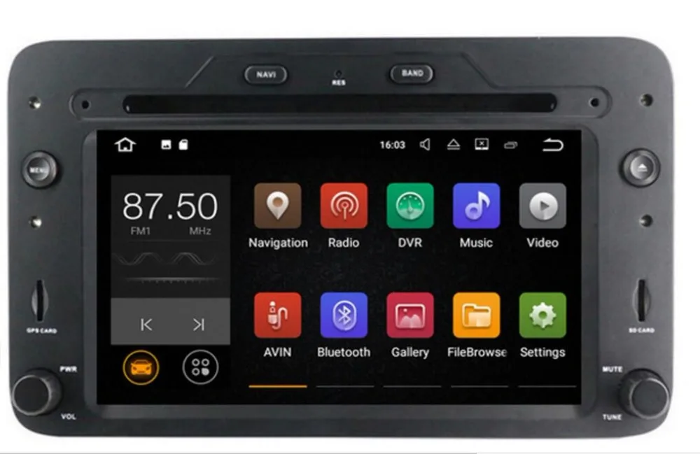 2 din Android 8.1 GPS Navigation Autoradio For Alfa Romeo 159 Brera