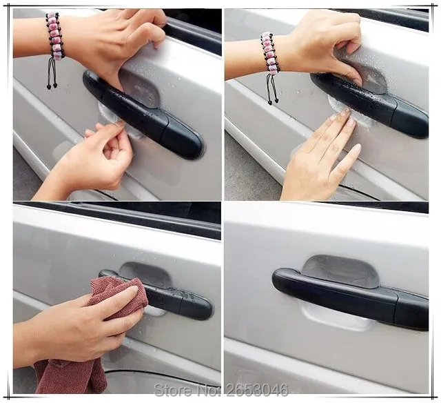Hot sales Car Styling Door Handle Protector Film For Volkswagen vw Jetta Tiguan Phaeton Touareg