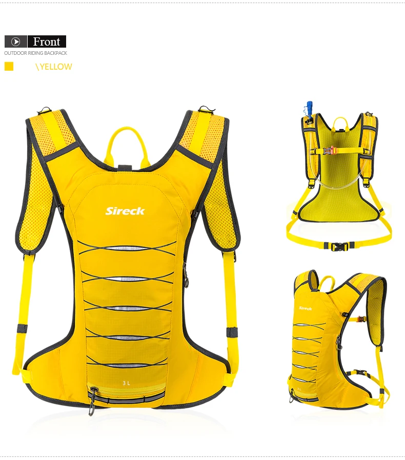Sale Sireck Bicycle Bag Outdoor Running Cycling Backpack Sports Hiking Climbing Hydration +2L Water Bag Bike Bag Mochila Ciclismo 20