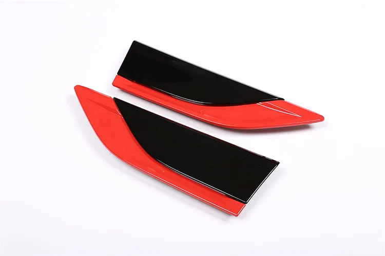 Car ABS Red Black Side Air Fender Vent Trim for Land Rover Discovery 5 LR5 L462 Auto Accessories Replacement Parts