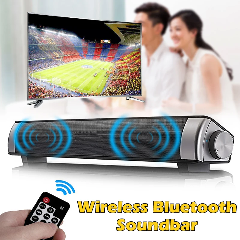 

Portable TV Speaker Soundbar Wireless bluetooth 4.0 Sound Bar TV 3D Stereo Subwoofer Speaker Home Theater Audio Speakers